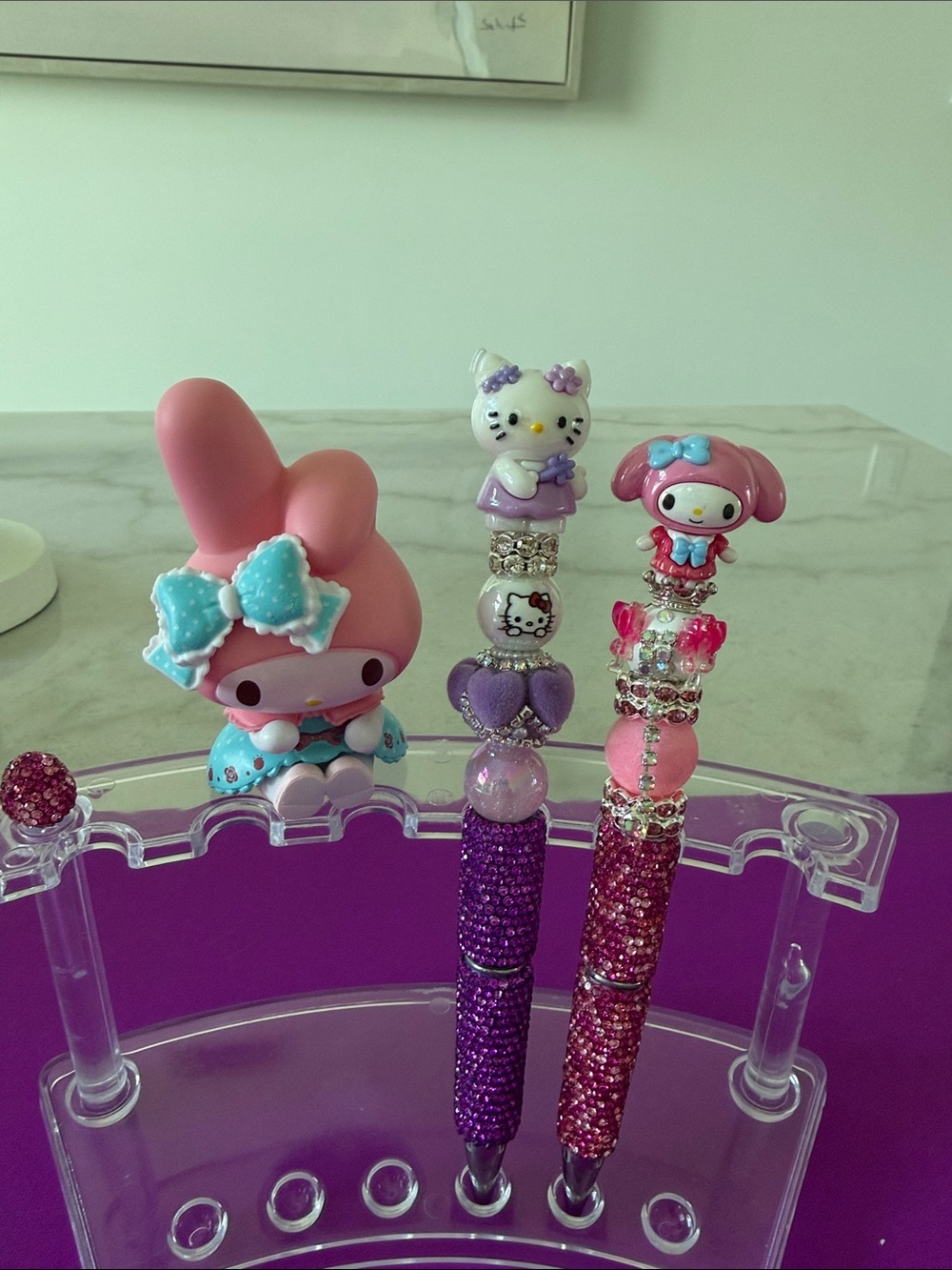Sanrio Hello Kitty & My Melody Pink and Purple Decorative Pens - Kids Toys